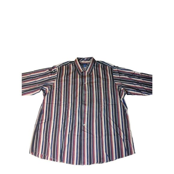 Paul Fredrick Vintage 90s striped button down 100% cotton size XXL - Picture 8 of 11